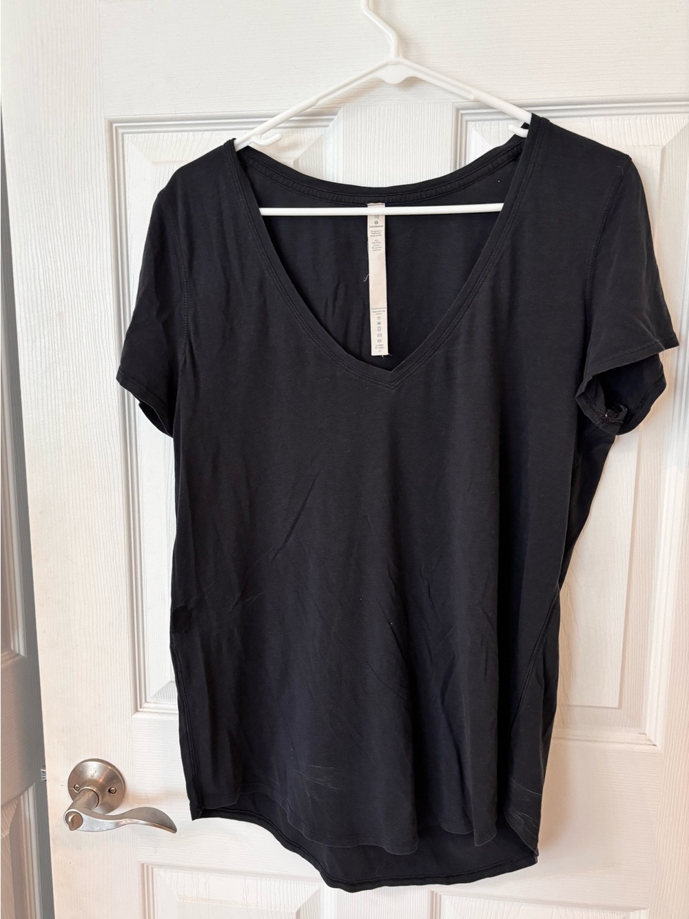 Lululemon Black V-Neck Tee